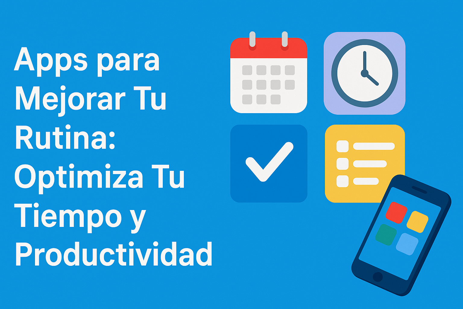 Apps para Mejorar Tu Rutina: Optimiza Tu Tiempo y Productividad